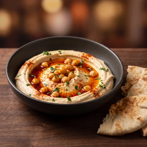 Hummus & isot oil